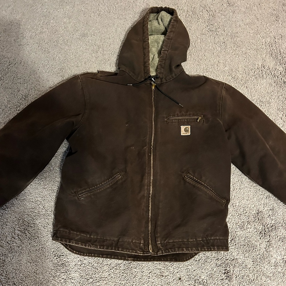 Brown Carhartt jacket